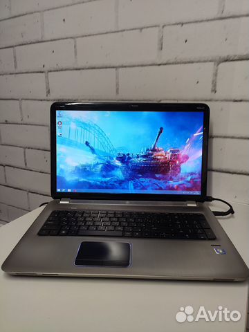 17,3 дюйма Игровой ноутбук HP Pavilion DV7