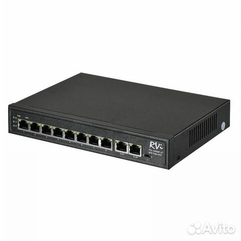 Коммутатор на 8 PoE портов RVi-1NS08F-2T