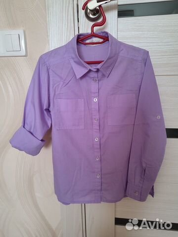 Блузка (рубашка для девочки) р. 122-128