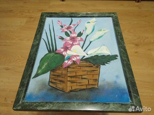 Картины из мраморной крошки