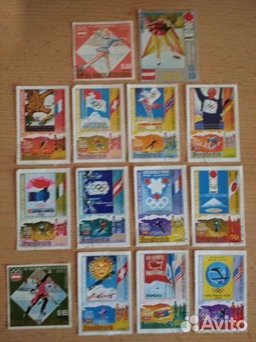 Почтовые марки спорт