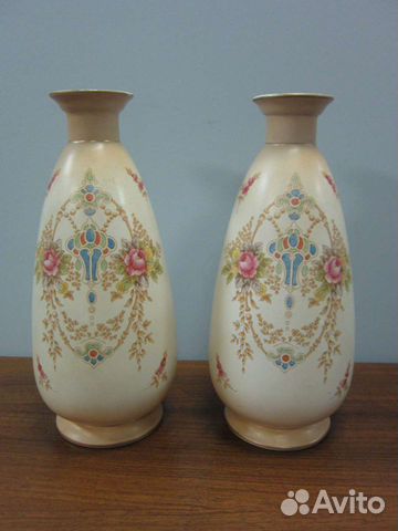 Антикварные вазы, парные 1920-е годы