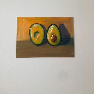 Авокадо картина масло,холст