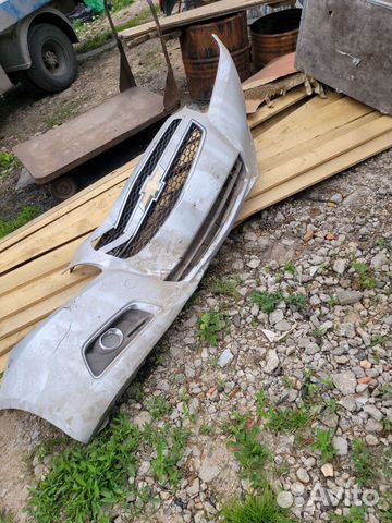 Передний бампер с дефектом на Малибу 2013г