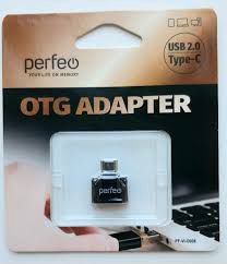 Адаптер переходник OTG USB in - Type-C out белый
