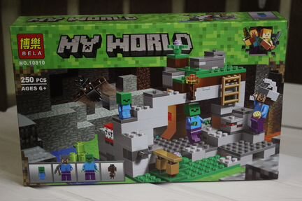 Конструктор Bela My World Пещера Зомби 10810