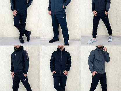 Спортивные костюмы Adidas Nike на флисе/р. М-7XL