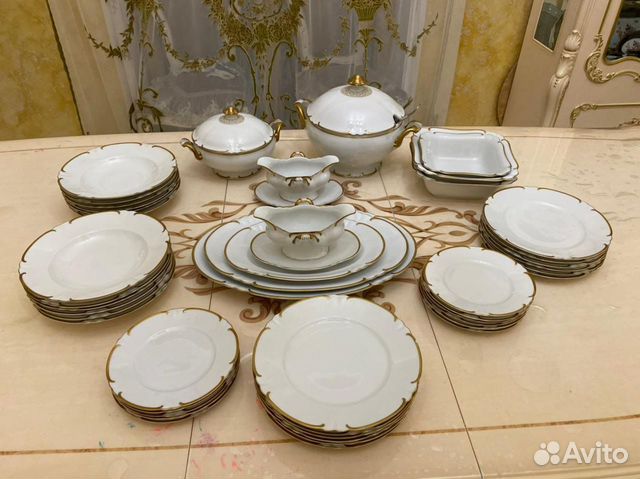 Снижениестаринный немецкий сервиз