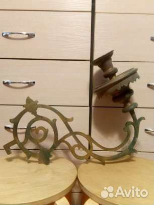 Старинный настенный канделябр/подсвечник. Огромный