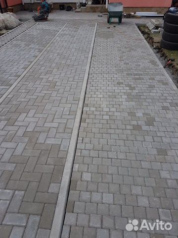Бригада - Укладка тротуарной плитки Брусчатка Беха