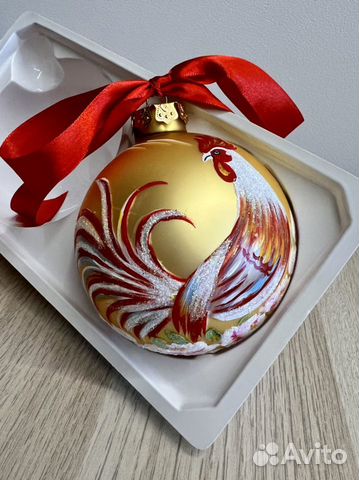 Елочный шар ручной работы