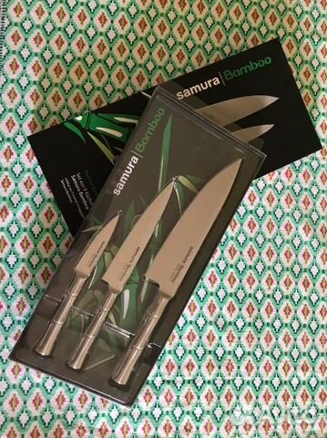 Samura набор кухонных ножей Bamboo 3 (новый)
