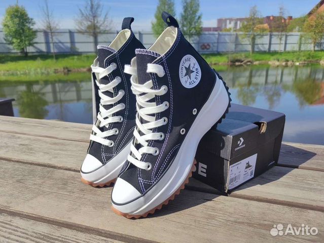 Кеды Converse на высокой подошве