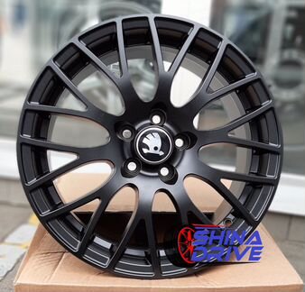 Диски VAG Skoda R16 5x100 Black Matt Rapid Polo