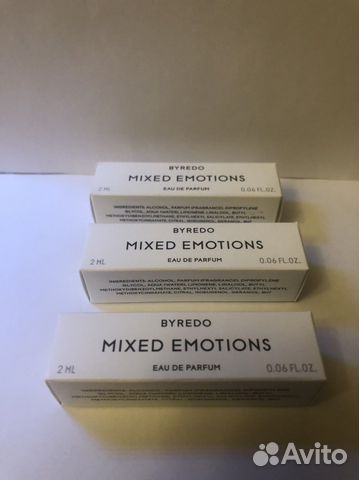 Byredo mixed emotions семплы