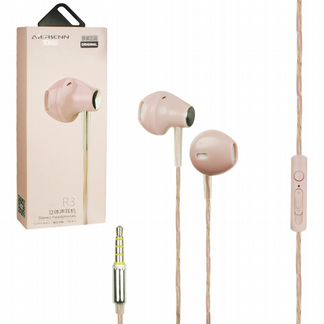 HandsFree (Гарнитура) Aiersenn ARS-R3 розовый