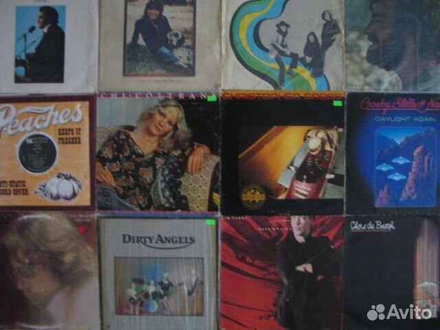 Виниловые пластинки-рок С-D-E-F-G