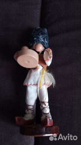 Фигурка Гуцулла с барабаном, СССР