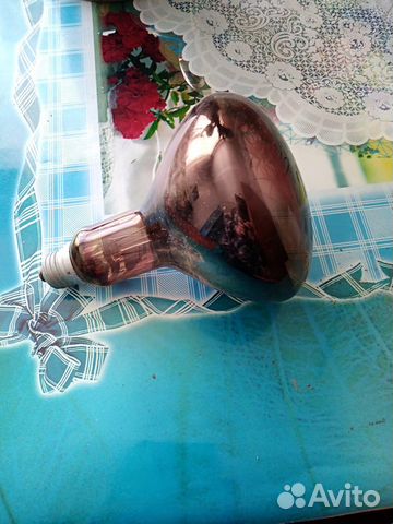 Лампа красная для обогрева 250 Вт