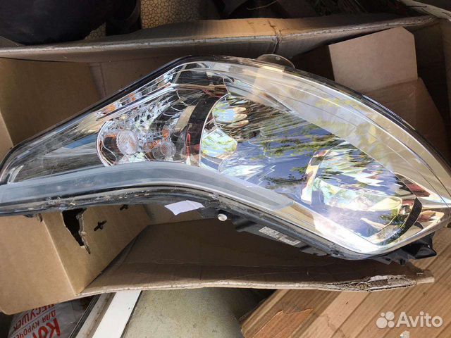 Фара и крыло на ситроен С5