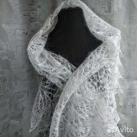 Палантин-паутинка шарф