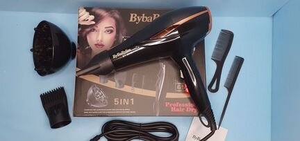 Мощный фен Babyliss 5в1 с диффузорами Новый