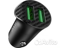 Автомобильная зарядка Hoco Z39 QC3.0, два порта US