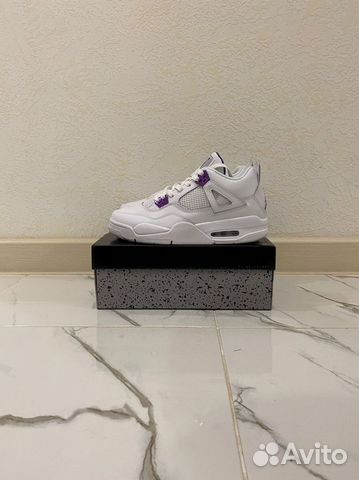 Кроссовки nike air jordan 4 white