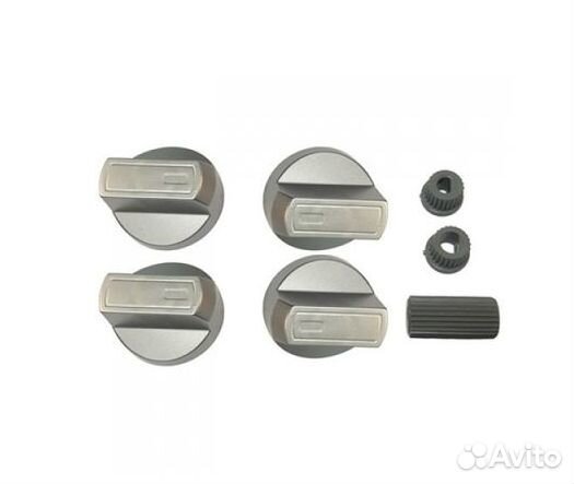 Ручка для плиты универсальные серебристые комплект