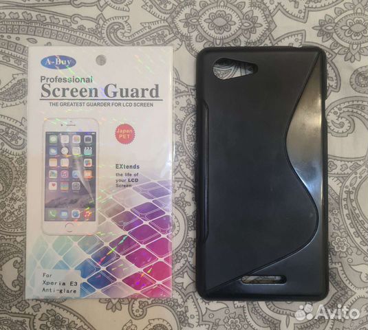 Новая плёнка и чехол Sony Experia E3