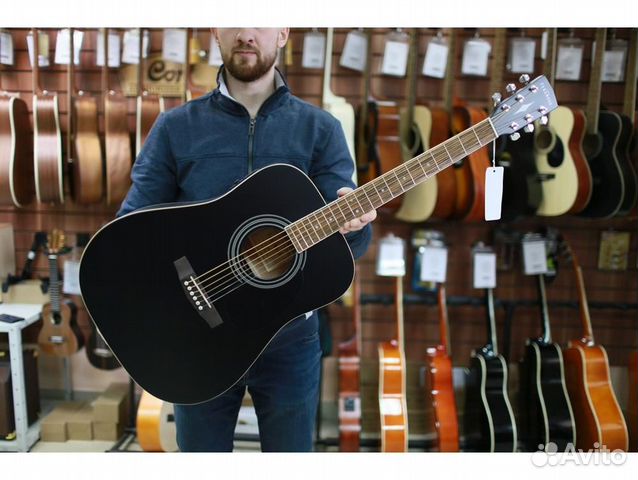 Parkwood W81E-wbag-BKS электроакустическая гитара