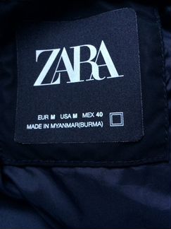 Пуховик zara