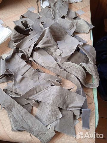 Обрезки натуральной кожи