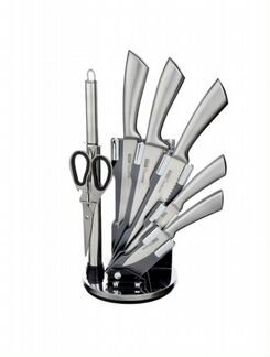Набор кухонных ножей+овощечистка Satoshi из 8пр