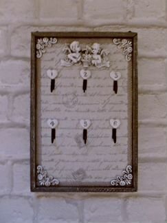 Ключница(дерево+ ткань)