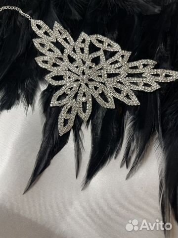 Колье чокер серебро