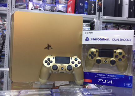 Playstation 4 9.00 slim gold (Медиасалон)