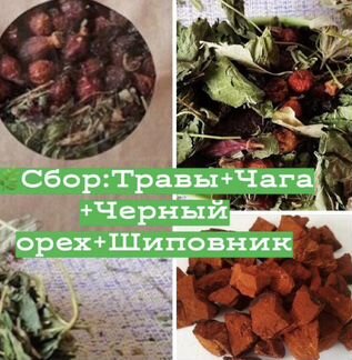 Сбор с Чагой и Чёрным Орехом/Травяные Сборы