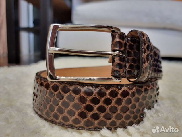 Ремень Etro из кожи змеи