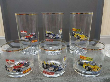 Бокалы, стаканы для виски Ideal, Чехословакия