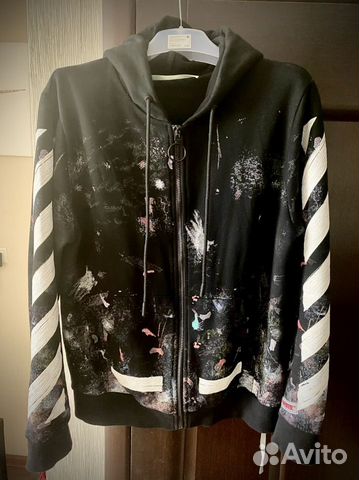 Зип худи off white оригинал