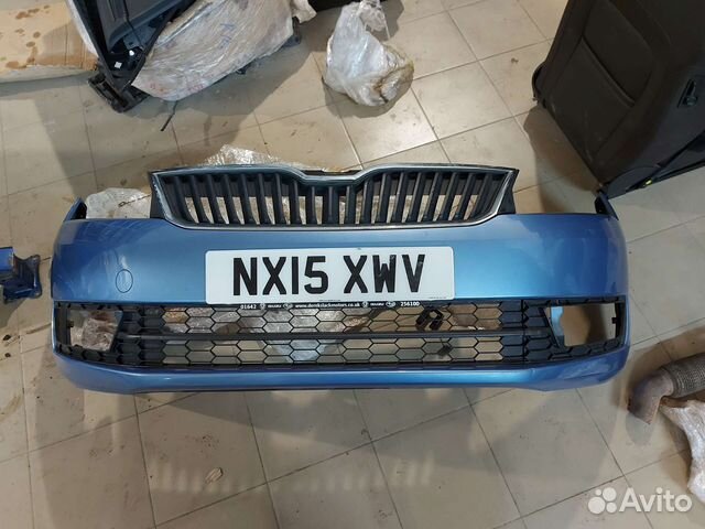 Передний бампер Skoda Rapid в сборе