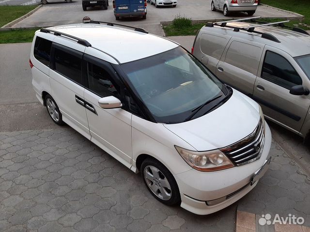 Рейлинги на крышу Honda Elysion, черные