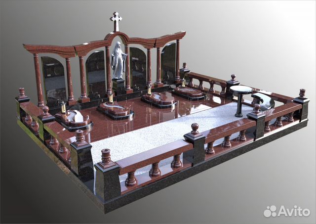 3D визуализация, дизайн памятников,захоронения