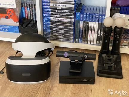 Шлем VR ver. 2 Ps VR/ Sony PS VR + 2 мува + камера