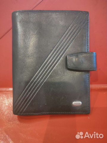 Кожаная обложка для документов и блокнота Petek