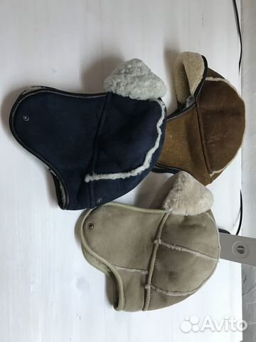 Детская шапка из дубленочного меха