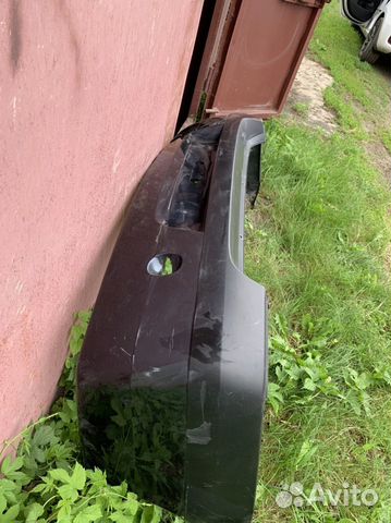 Задний бампер renault logan 1