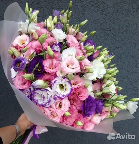 Букет эустомы