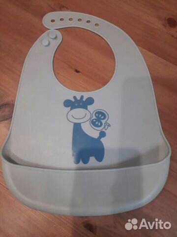 Слюнявчик силиконовый